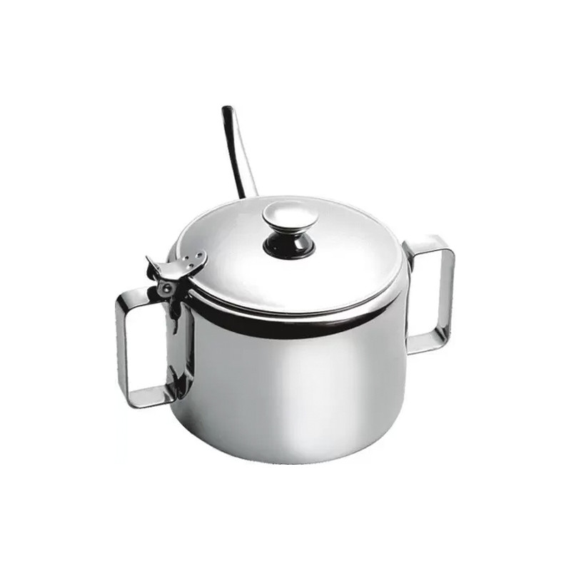Açucareiro em Aço Inox com Colher