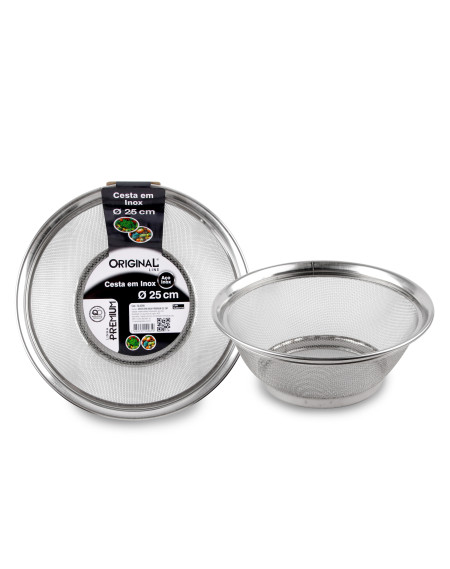 Cesta Em Inox Premiun 25 CM